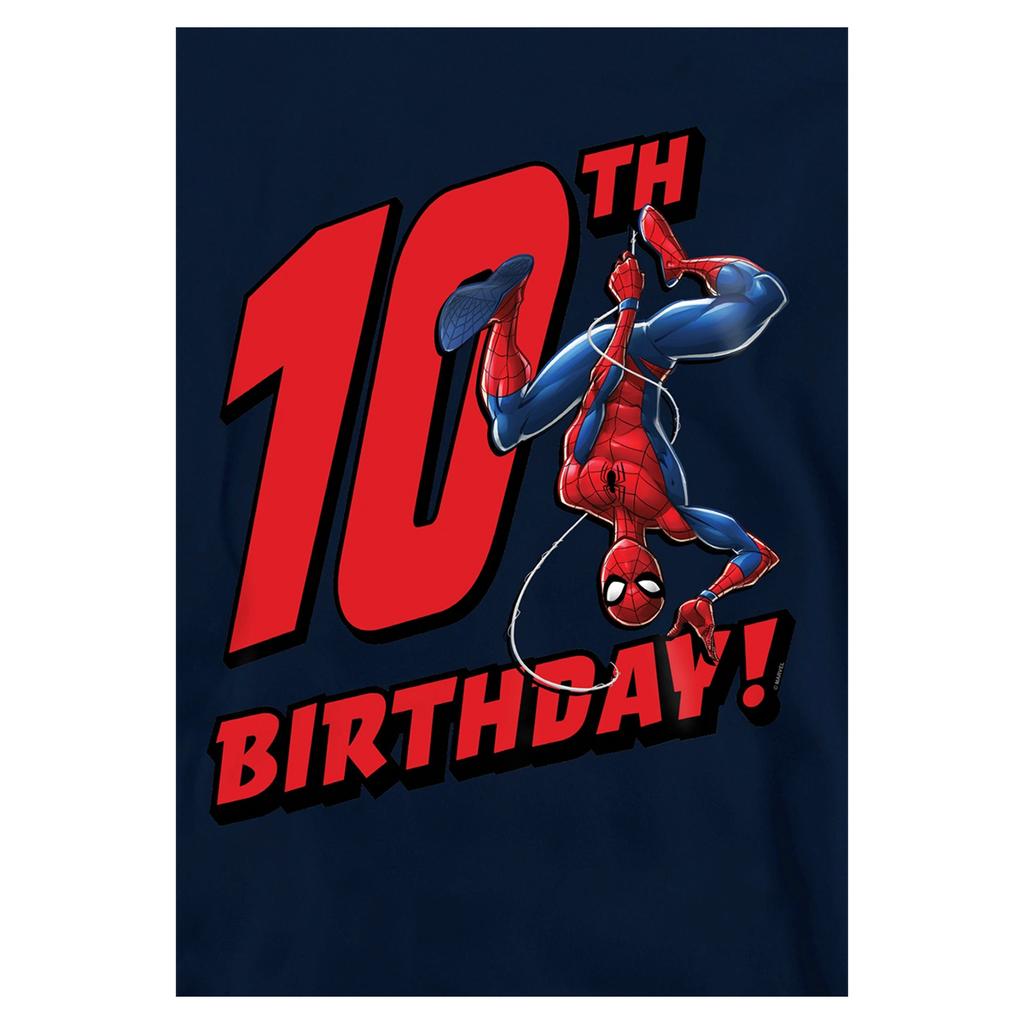 Spider-Man Childrens/Kids 10th Birthday Hoodie