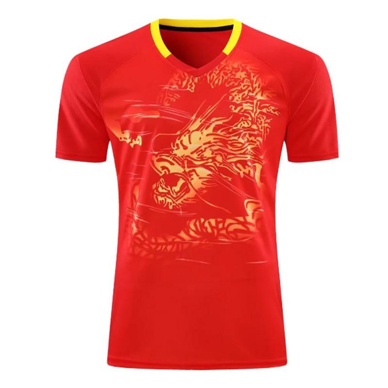 Quick-Dry Moisture-Wicking Badminton Shirt Set Men Women Short Sleeve Sport Top Training Jersey