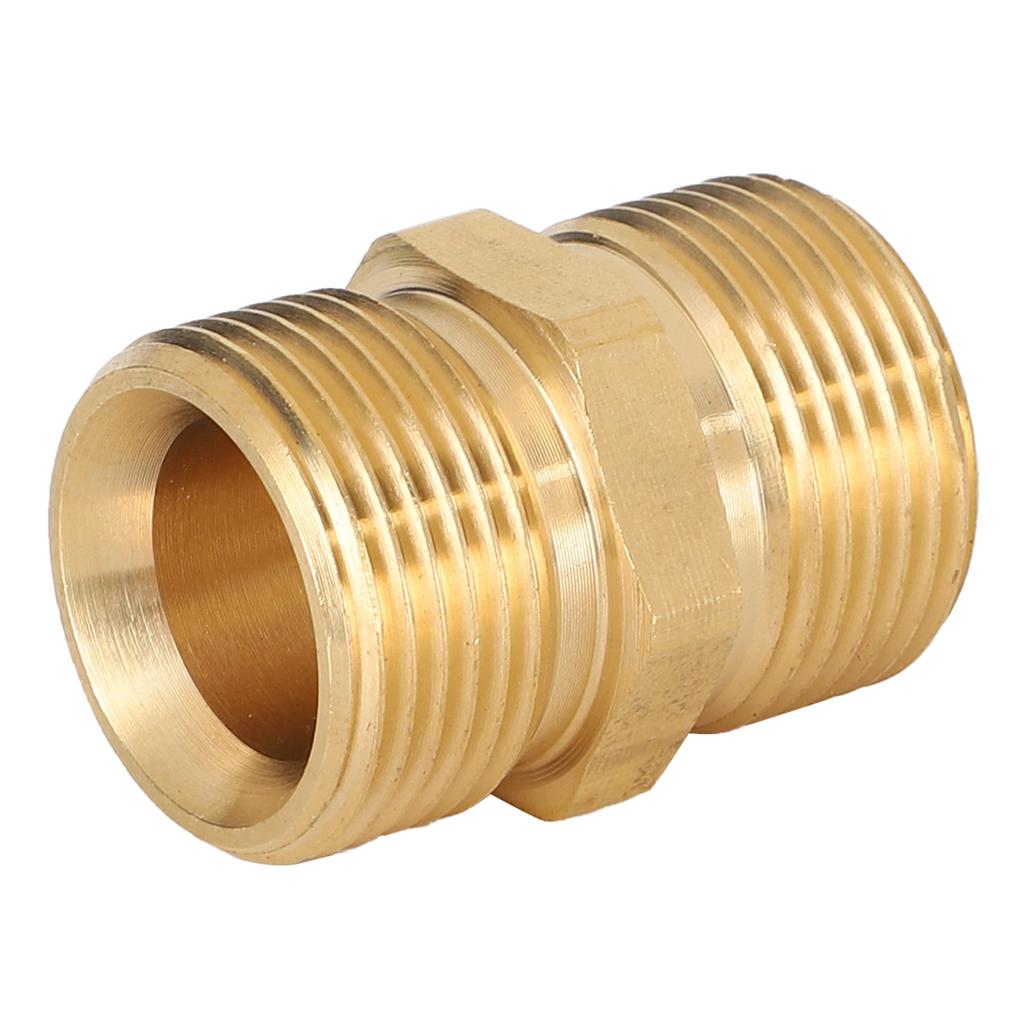 High Pressure Sprayer Adapter Brass M22 Metric Male Thread 14mm Hose Connector Coupler