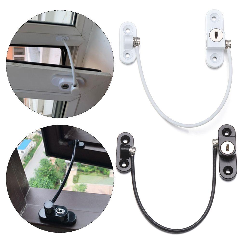 Детская безопасность Детская безопасность Дверной замок Оконный тросовый замок Ограничитель Провод Домашний замок