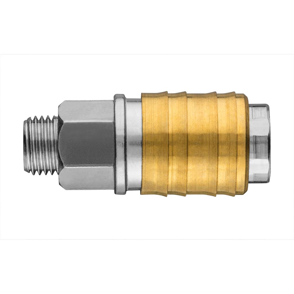 Quick connector for compressor with 1/4" external thread