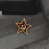 Ретро Рюкзаки Эмблема Значок Советская Одежда Аксессуары Значки Брошь Серп Молот Красная Звезда