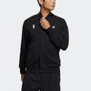 Adidas Wujie Series Logo Print Sports Spring/Autumn Stand Collar Jacket Men Jacket Black H39208