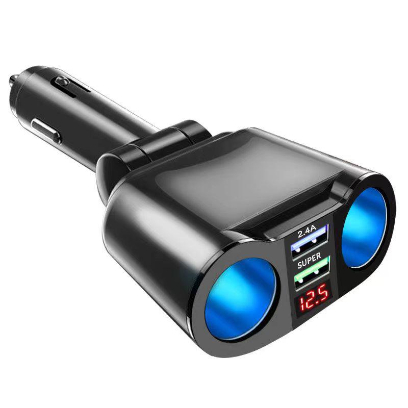 Сверхбыстрое автомобильное зарядное устройство "один в три" и Bluetooth FM-передатчик с функцией громкой связи