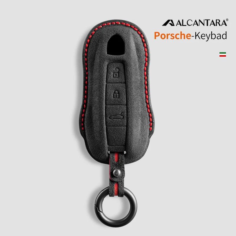 AABKR1 Car Key Bag Case Cover For Porsche Panamera Spyder Carrera Macan Cayman Cayenne 911 970 981 991 Car Key Cover Accessories
