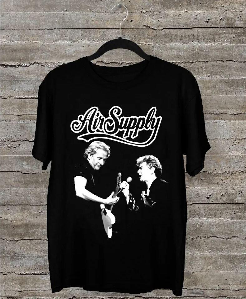 Air Supply Band Shirt Gifts For Fan Cotton Unisex TShirt Full Size Unisex T-Shirt
