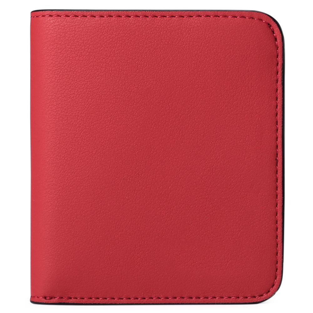 Ultra-thin women's short wallet multi-functional PU coin purse wallet