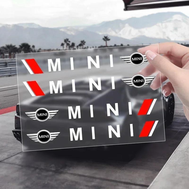 FUWP9 Hot 2025 F55 For BMW MINI Car Styling Door Handle Reflective Stickers Vinyl Decoration For BMW Mini Cooper R56 R50 R53 F56 R60