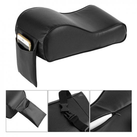 Car Center Console Arm Rest Cover Seat Box Pad PU Leather Armrest Mat Protector