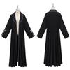 2024 Elegant Middle East Muslim Color Block Long Dress & Cardigan