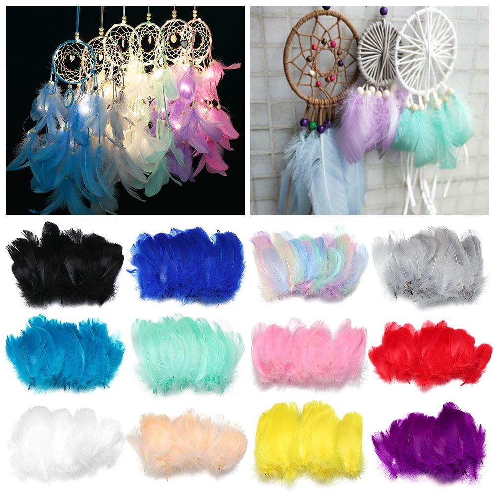 Wedding Ornaments Natural Color Colorful Feather Costume Decoration Home Decoration Goose Feathers