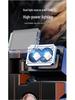 Magnetic USB Rechargeable Multi-Angle Flashlight with Digital Display & Red/Blue Warning Lights
