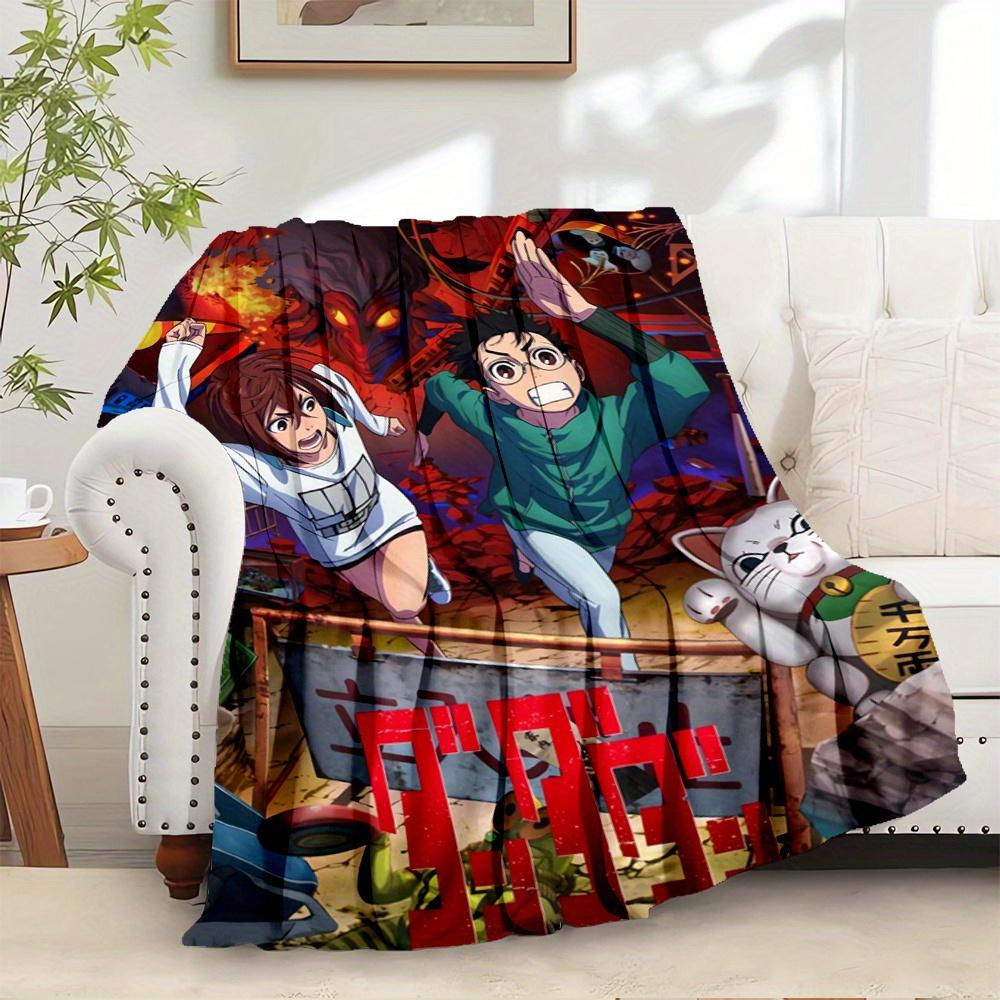 1pc Flannel Throw Blanket, Action,Adventure,FantasyPattern Printed Blanket, Warm Cozy Soft Blanket For Couch Bed Sofa Car Office Camping Tra