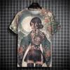 Funny 3D Anime Harajuku Men's T Shirt Fashion Beauty Pattern Short Sleeve T-Shirt Casual O-neck Loose Top Summer Unisex Clothing