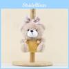 Adorable Bear Cartoon Plush Keychain With Pp Cotton Filling For Decor Bag