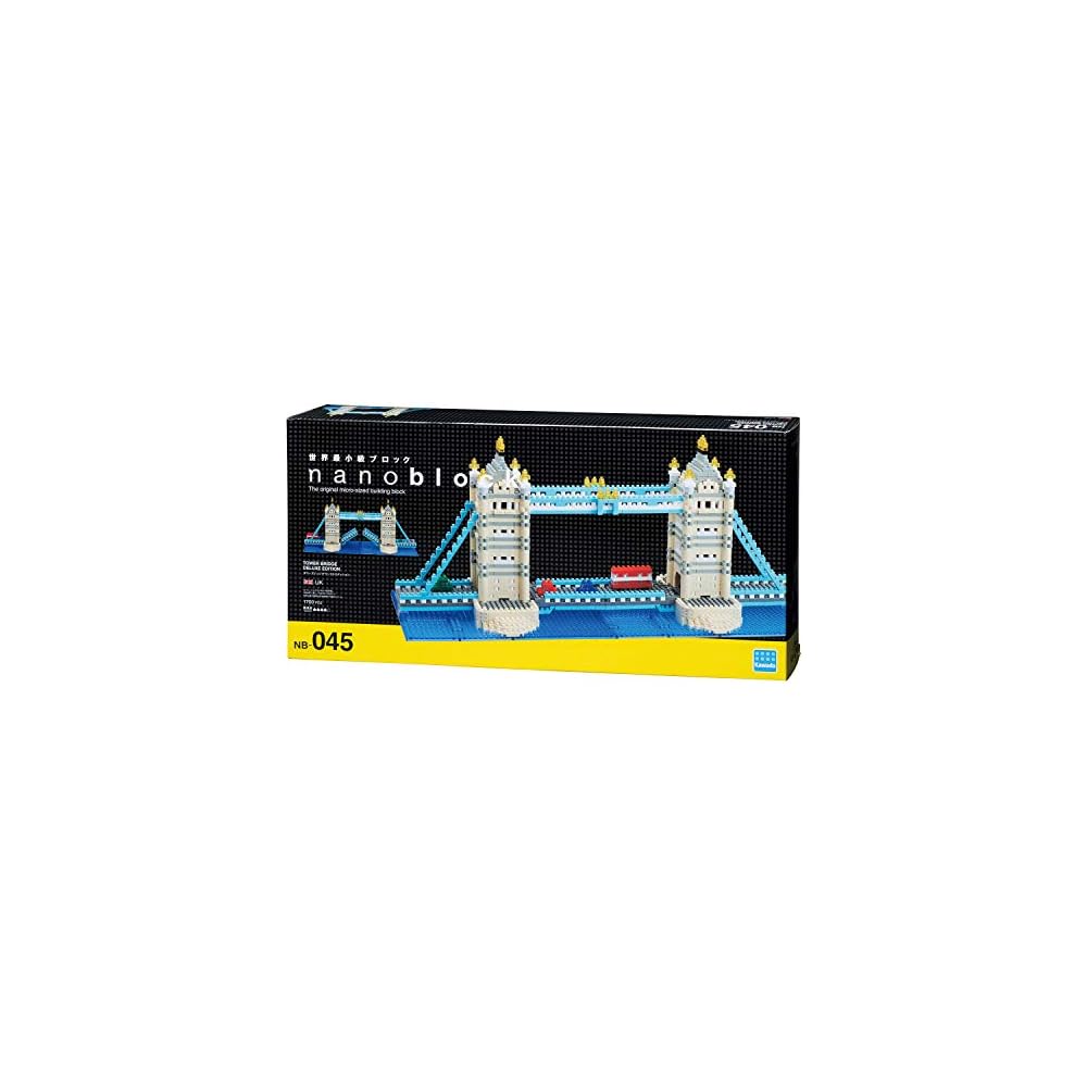 Строительный набор Nanoblock Тауэрский мост Deluxe Edition NB-045 с детализированным дизайном и миниатюрной архитектурой
