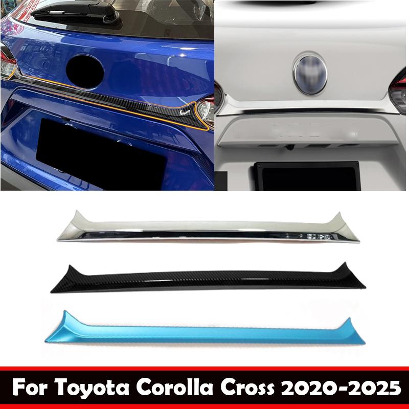 Для Toyota Corolla Cross -2024 2025 ABS Хром Накладка на крышку багажника Хромированная накладка на заднюю дверь Багажник Задняя дверь Декоративная накладка Защитная полоса