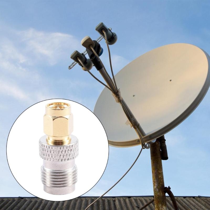 Разъемы TNC к SMA KJ Медный адаптер сигнала TNC SMA KJ для использования с компьютером и в офисе Медная переходная головка TNC SMA