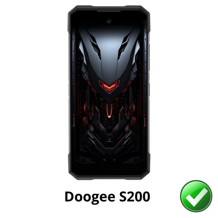 Защитная пленка для Doogee S200 [Упаковка 2 шт.] Защитная пластиковая пленка Ультратонкая Phonillico®