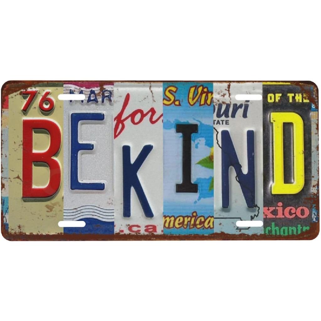 Dog Cave Front License Plate for Women Car Vanity Plates Decorative Aluminum Metal Cute Novelty License Plate Cover for Men 6x12 Inch (4 Holes)