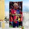 Lamine Yamal Customize Your Name Beach Towel Soft Durable Quick-Dry Suitable for Sports Travel Swimming Yoga Bathroom Beach And Pool