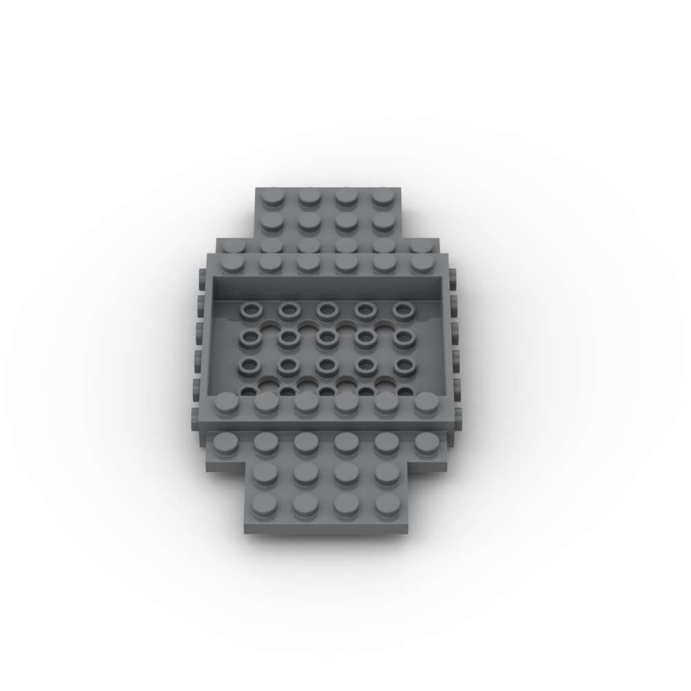 Нетоксичный Moc 1 шт. 65634 Наборы строительных блоков для транспортных средств 6x12x1 Центральные кубики Головоломка из частиц Образовательная игрушка Подарок на день рождения Ребенку