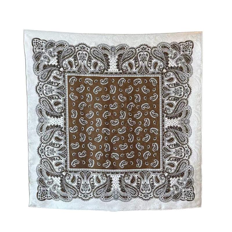NINA SOLOR Silk Square Scarf
