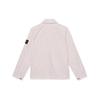 Stone Island Logo Button Down Collar Long Sleeve Jacket Men jackets Pink 801542330-V0080