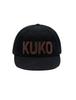 Кепка Kuko Logo с 6 панелями_Черно-коричневая