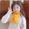 Baby Winter Scarf Knitted Thick Elastic Soft Solid Color Unisex Warm Cold Resistant Anti-shrink Neck Protection Children Neck Wrap