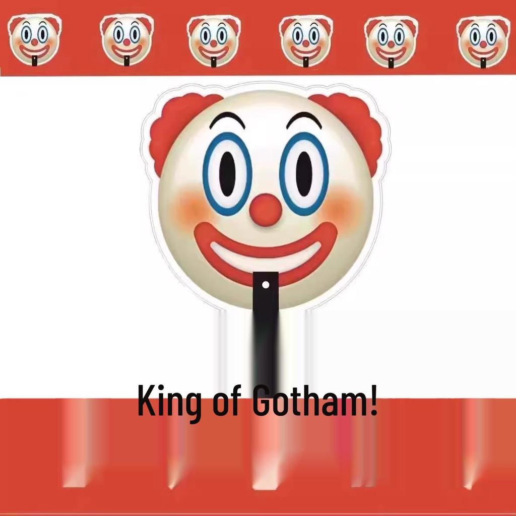 Прочная летняя маска-веер клоуна: Портативный, Веселый Стиль ДЖОКЕРА для Студентов