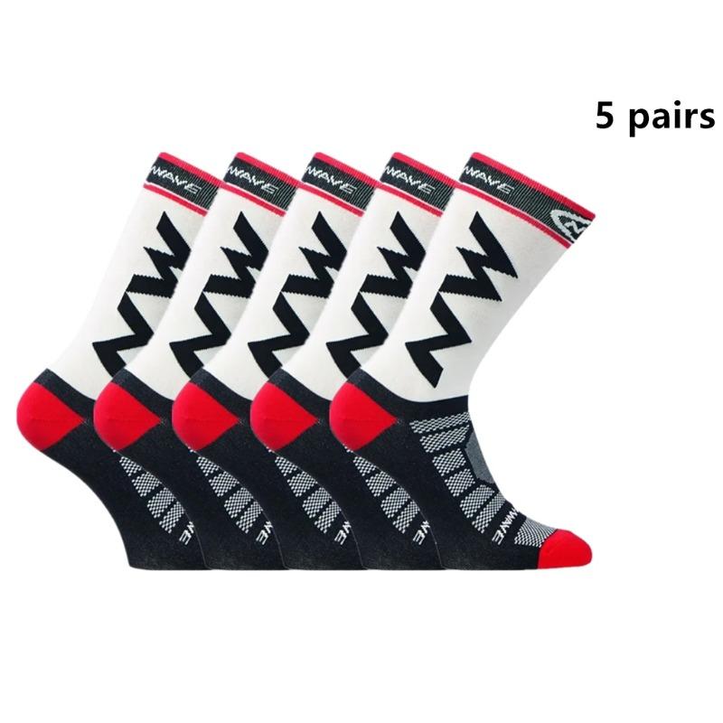 5 пар высококачественных дышащих спортивных носков, подходящих для бега, горных велосипедов и активного отдыха