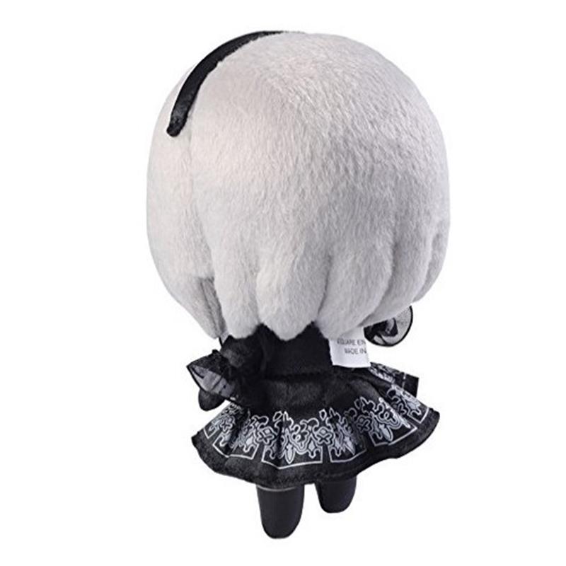 Nier 2B Аниме Плюшевая Кукла №9 9S Плюшевые Игрушки Аниме Игровая фигурка милая Мультяшная Мягкая Игрушка Рождественский Животное Мультяшная Кукла Детский Подарок