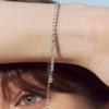 JUDY AND PAUL Terra Simple Square Tennis Tie Bracelet