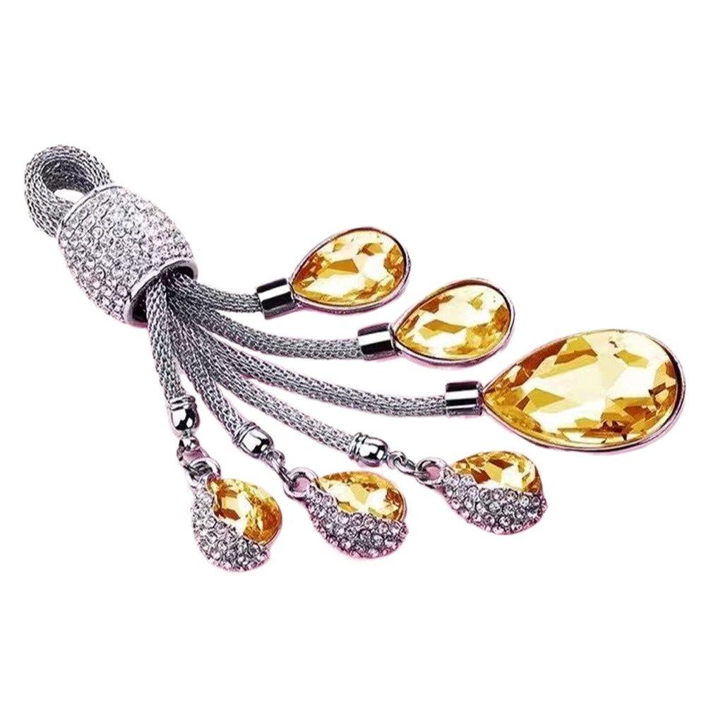 Украшение упаковки, брелок для ключей с каплями воды, брелок для ключей со стразами, подвеска для ключей с кристаллами