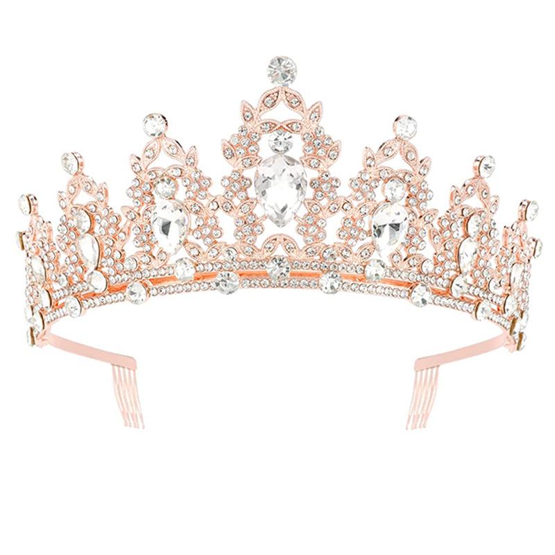 Невеста свадьба подружка невесты гребень корона барокко день рождения свадьба банкет головной убор корона повязка на голову