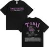 Singer TINI STOESSEL Futtura Album 2025 Tour T-shirt Men Women Fashion Oversized Retro T Shirt Cotton Casual Breathable T Shirt