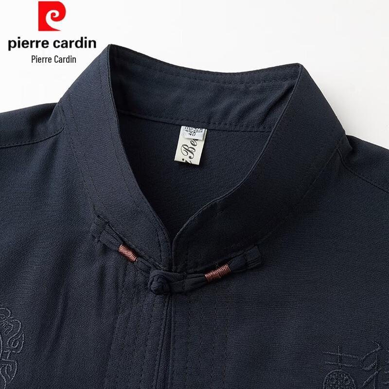 Pierre Cardin Мужской летний набор в стиле Тан с вышивкой