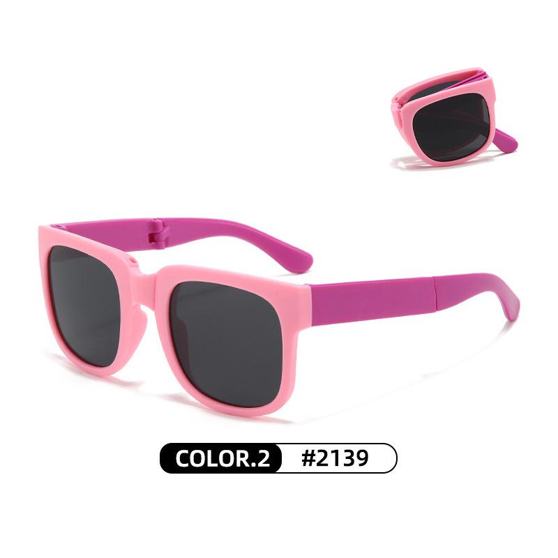 Детские складные солнцезащитные очки для мальчиков и девочек Солнцезащитные очки с защитой от ультрафиолета Солнцезащитные очки для мальчиков и девочек