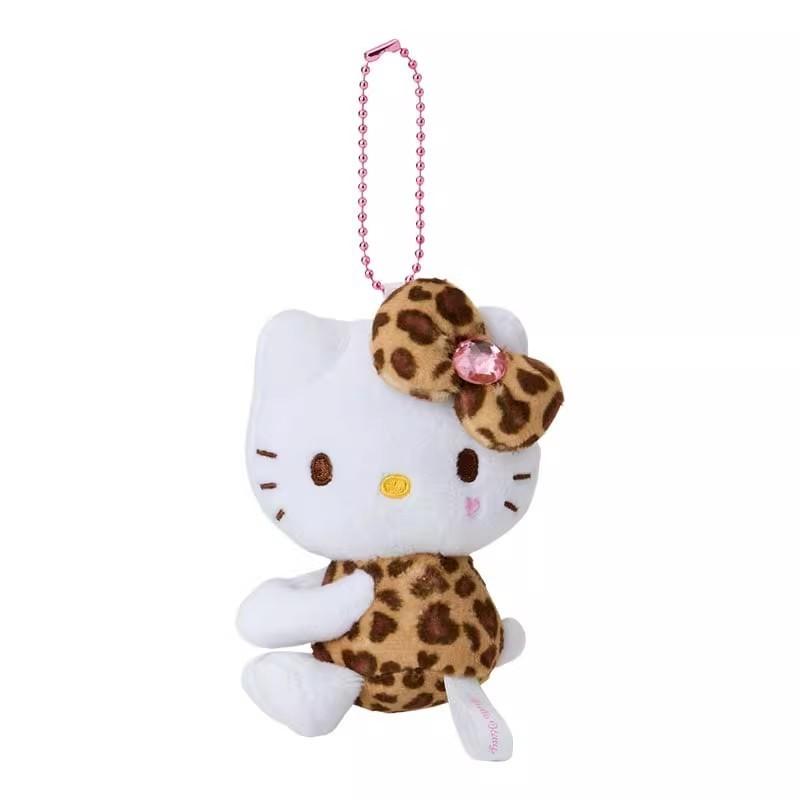 Sanrio Hello Kitty Плюшевый брелок с мягким коротким плюшем для девочек и коллекционеров