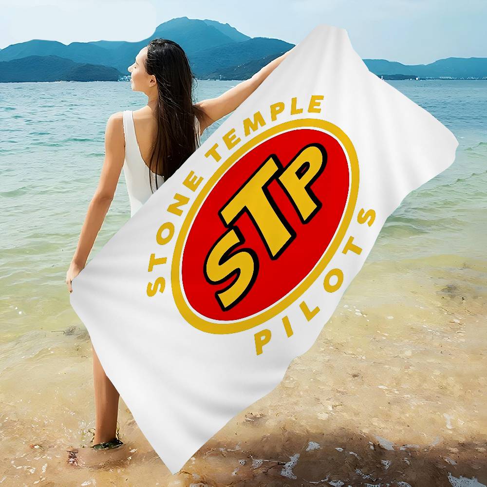 S-STPs Motor Car Oil Microfiber Printed Beach Towel Mountain Climbing Yoga Beach Swimming Running Absorbent Soft Towel