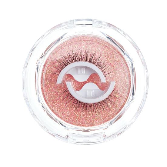 1 пара самоклеящихся накладных ресниц многоразового использования, естественный вид, тонкие, пушистые, синтетические накладные ресницы ручной работы, полоски, женские инструменты для макияжа глаз