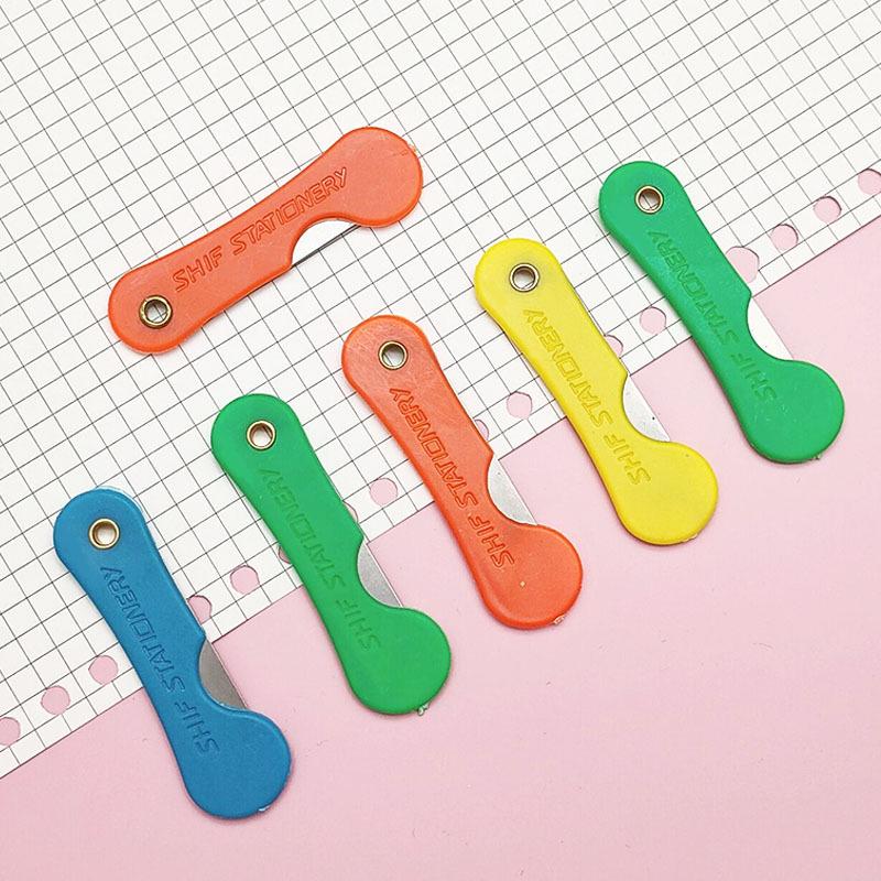 Компактная складная цветная точилка для ножей для студентов