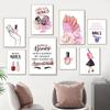 Nail Polish Eyelash Posters and Prints Beauty Salon Canvas Painting Modern Wall Art Picture for Living Room Home Decoration
