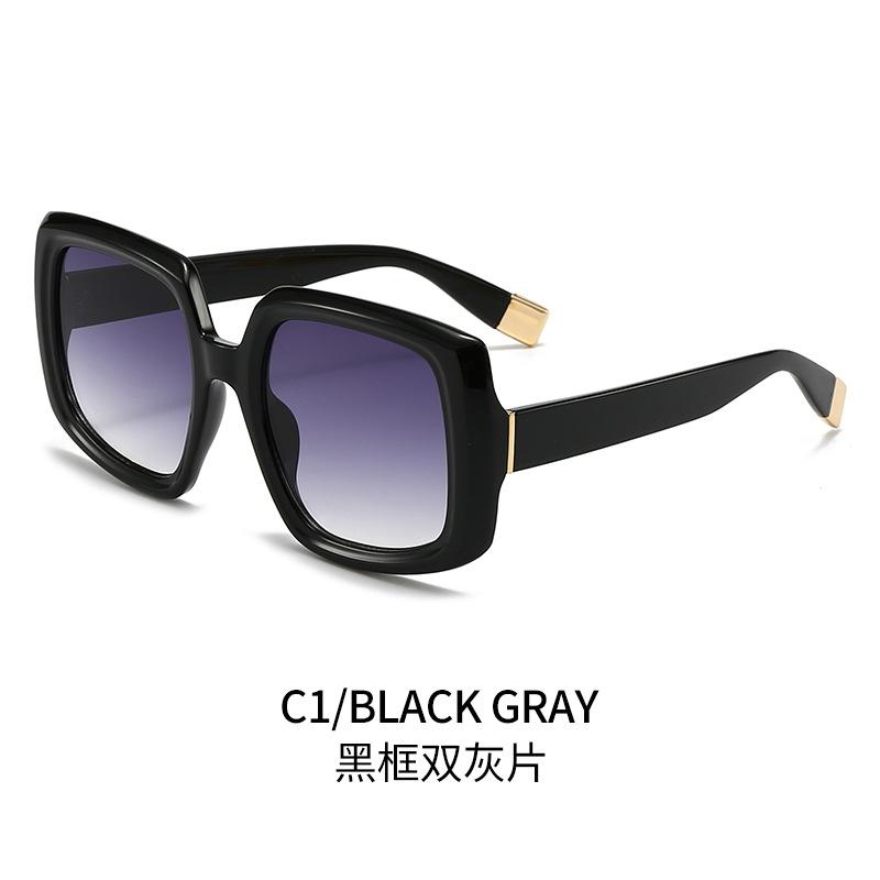 New Stylish Square Sunglasses For Women & Men Trendy Multi-Color Eyewear Chic European & American Fashion  Luxe Shades
