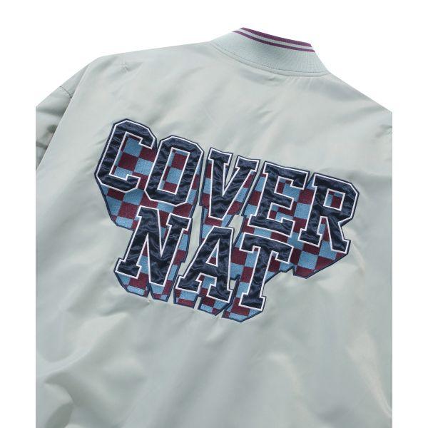 Covernat Ss24 Korean Streetwear Classic Letter Embroidered Ma-1 Jacket Couple Fashionable Retro Casual Baseball Jacket Unisex jackets CO2401JK09MI