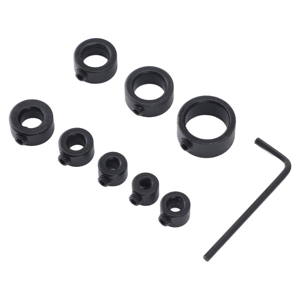 8 шт. кольцо-ограничитель глубины сверла от 3 до 16 мм из углеродистой стали для сверления по дереву