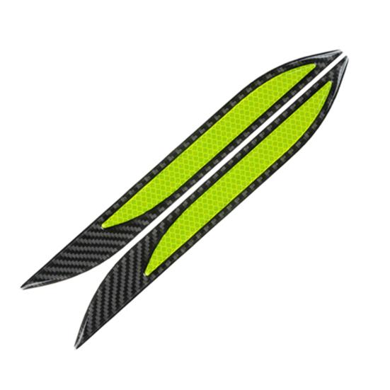 1 Pair Anti-slip Car Reflector Tape High Brightness Convenient Auto Accessories Strip Reflective