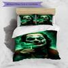 3pcs Joker character pattern bedding set duvet cover set includes duvet cover &pillowcases, perfect all season bedroom decoration & gift