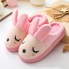 Children's Autumn and Winter Bunny Home Cotton Slippers